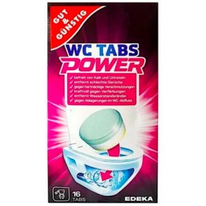 Таблетки для чистки унитазов G&G WC Power 16 шт