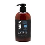 Гель для душа мужской Dead Sea Collection Top10 3 в 1 для волос лица и тела 500 мл