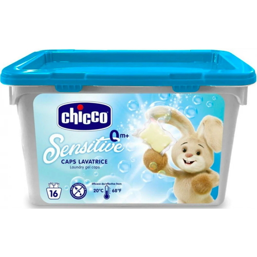 Капсулы для стирки детского белья Chicco Sensitive 16 шт