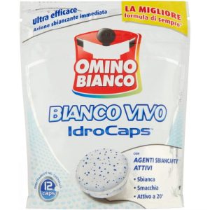 Таблетки для удаления пятен Omino Bianco Idro Caps White 240 г (10 штук)