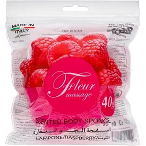 Губка для тела Natura Amica с ароматом малины, 1 шт