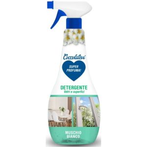 Средство для мытья окон Coccolatevi Vetri Muschio Bianco, аромат белый мускус, 750 мл