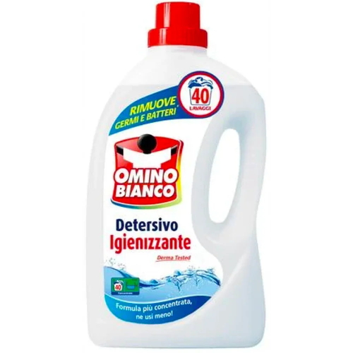 Гель для стирки Omino Bianco Антибактериальный, 40 стирок, 2 л