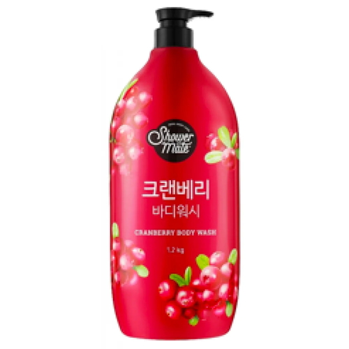 Гель для душа Kerasys Shower Mate Cranberry с ароматом клюквы 1200 мл