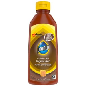 Средство для чистки мебели Pronto Legno Vivo, питание и защита, с пчелиным воском, 200 мл