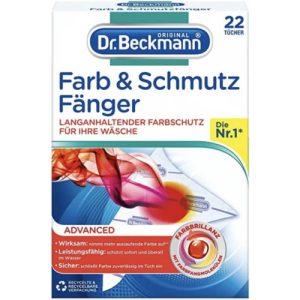 Абсорбирующие салфетки для стирки линяющих вещей Dr.Beckmann Farb&Schmutz Fanger 22 шт
