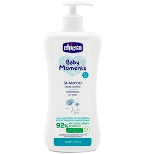 Шампунь для тела и волос Chicco Baby Moments "Без слез" с экстрактом календулы, 500 мл