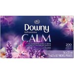 Салфетки для сушильной машины Downy Infusions Dryer Sheets Laundry Fabric Softener, Calm Scent, Lavender & Vanilla Bean, 200 шт
