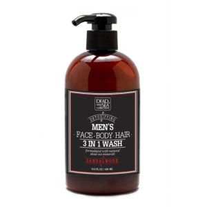 Гель для душа, волос и лица Sandalwood для мужчин 3в1 Dead Sea Collection 500 мл
