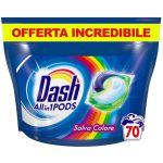 Капсулы гелевые для стирки цветного Dash Allin1 Salva Color 70 шт