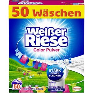 Порошок стиральный Weiber Riese Color Pulver для цветных вещей 50 стирок 2,75 кг