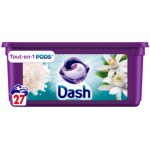 Капсулы для стирки Dash All-in-1 Pods Lemon Blossom & Marine Crystals 27 капсул