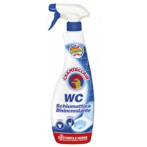 Спрей-пенка для чистки туалетов с дезинфицирующим эффектом Chanteclair WC Schiumattiva Disincrostante 625 мл