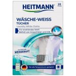 Отбеливающие салфетки для стирки белого белья Heitmann, 20 шт