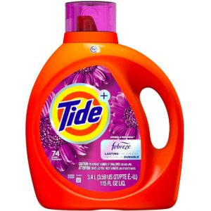 Жидкость для стирки Tide + Febreze Freshness He Turbo Clean Laundry Detergent Liquid Soap 3.4L 74 стирок (США)