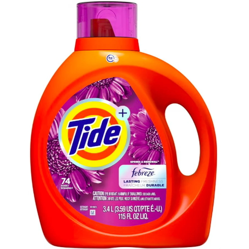 Жидкость для стирки Tide + Febreze Freshness He Turbo Clean Laundry Detergent Liquid Soap 3.4L 74 стирок (США)