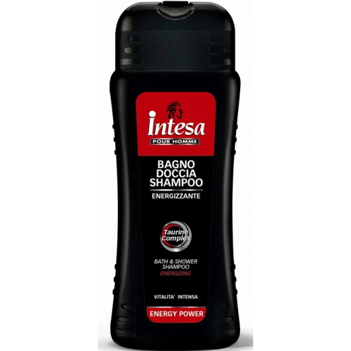 Гель-шампунь 2в1 для тела и волос мужской Intesa Bath & Shower Shampoo Energy Power 500 мл