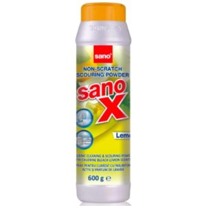 Чистящий порошок с отбеливателем Sano X с лимоном 600 г