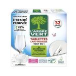 Таблетки для посудомоечных машин L'Arbre Vert All in 1 32 шт