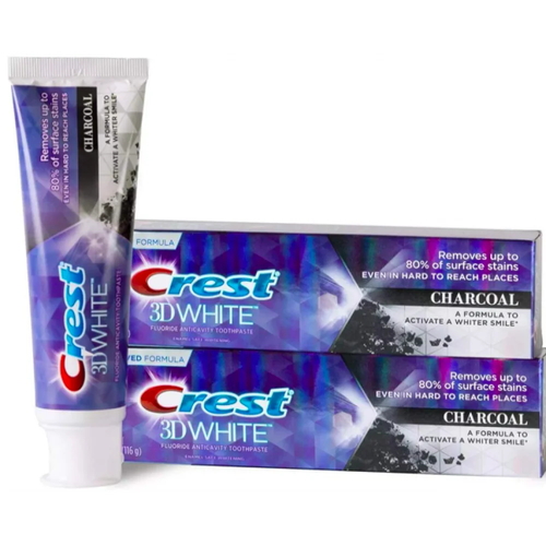 Отбеливающая зубная паста с углем Crest 3D White Charcoal Whitening Toothpaste, 116 гр — изображение 2