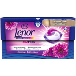 Капсулы для стирки Lenor Color All in 1 Pods Amethyst 42 шт