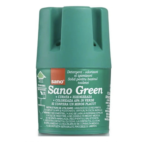 Средство для унитаза Sano Green для мытья и дезинфекции, 150 г