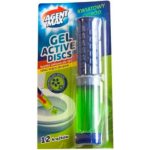 Шприц для унитаза гелевый с цветочным ароматом Agent Max Gel Active, 75 мл, 12 доз