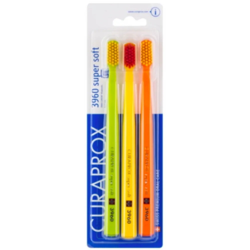 Набор зубных щеток Curaprox 3960 Super Soft 3 шт
