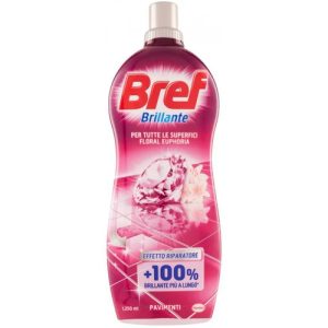 Средство для мытья пола Bref Brillante Pavimenti с ароматом розовых цветов 1250 мл