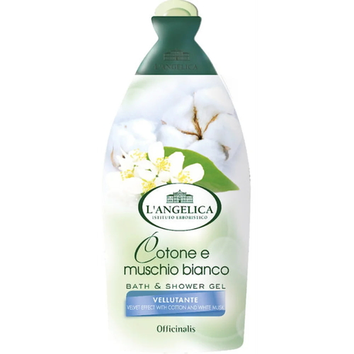 Пена-гель для душа L'angelica Bath & Shower Coton хлопок и белый мускус 450 мл