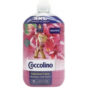Кондиционер для белья Coccolino Intense Care концентрированный кондиционер для стирки Fiore Di Tiare&Frutti 1,75 л (76 стирок)
