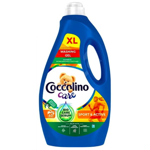 Coccolino Care Sport & Active гель для стирки спортивной одежды 60 стирок 2,4 л