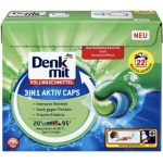 Капсулы для стирки белых вещей Denkmit 3in1 Aktiv Caps 22 шт