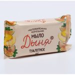 Мыло туалетное 100гр Дыня в цветной обертке