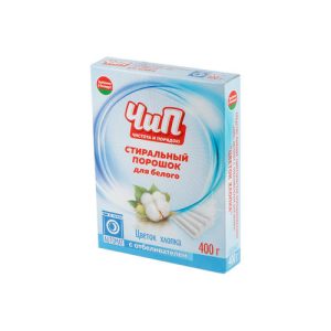 Стиральный порошок ЧиП автомат для белого Цветок хлопка 400г
