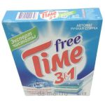 Средство моющее стиральный порошок универсальный Free Time 3в1 350гр 1 шт