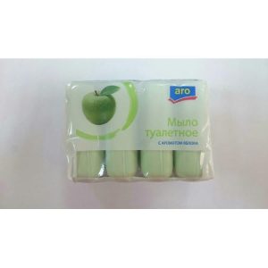 Мыло кусковое ARO яблоко, 4x75г 1 шт