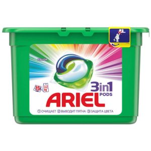 Гель в капсулах Ariel Pods 3 в 1 Color, 15 шт 1 шт