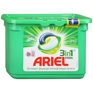 Гель в капсулах Ariel Pods 3 в 1 Горный родник, 15 шт 1 шт