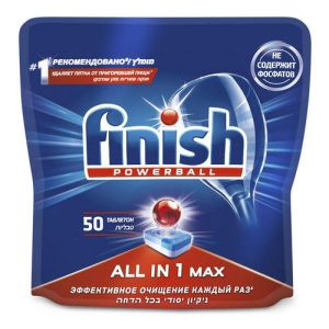 Таблетки Finish Powerball All in One Max для посудомоечных машин 18 г х 50 шт 1 шт