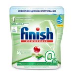 Таблетки для посудомоечных машин FINISH 0% бесфосфатные 60шт 1 шт