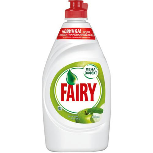 Средство для мытья посуды Fairy зеленое яблоко, 450 мл 1 шт