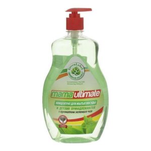 Средство Mama Ultimate Зеленый чай для мытья посуды 1 л 1 шт