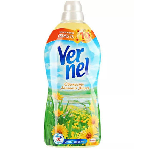 Кондиционер для белья VERNEL свежесть летнего утра, 1,82л 1 шт