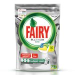 Средство для посуды в капсулах для посудомоечной машины Fairy Platinum Лимон 50шт 1 шт
