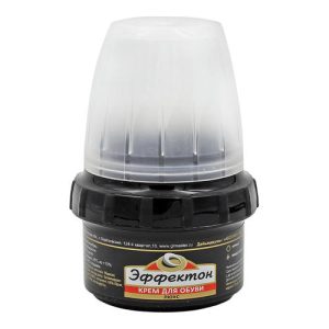 Крем для обуви с губкой Эффектон 50мл черный 1 шт