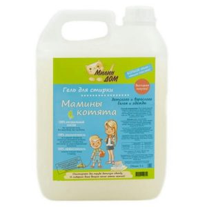 Милин дом, Гель для стирки «Мамины котята», 5 л