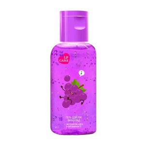 Гель-санайзер для ухода за кожей рук `LP CARE` Виноград 50 мл