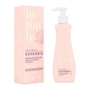 Мягкий гель для интимной гигиены `INTIMLY` EUPHORIA с натуральными афродизиаками (роза и жасмин) 220 мл