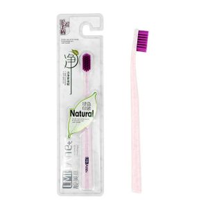 Щетка зубная `LMK ANE+ ` NATURAL мягкая pink